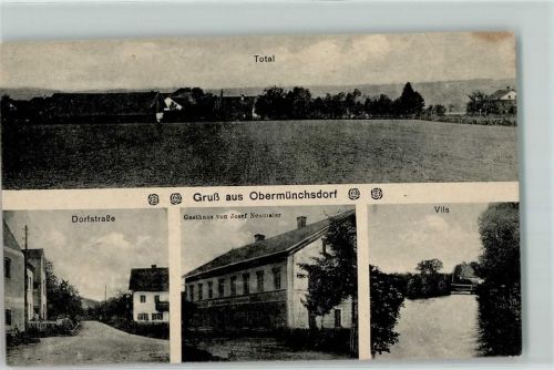Obermünchsdorf Dorfstraße Gasthaus Josef Neumaier Vils