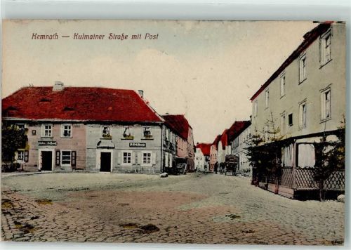 Kemnath Kulmainer Straße mit Post