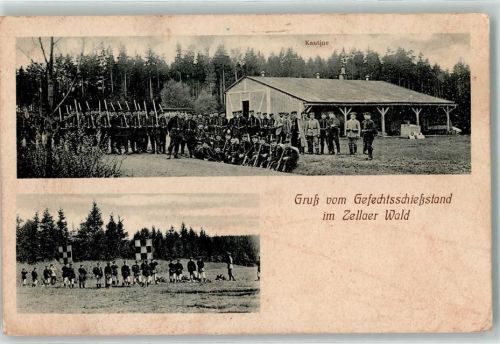 Zella-Mehlis Gefechtsschießstand Kantine Soldaten Ort handschriftlich