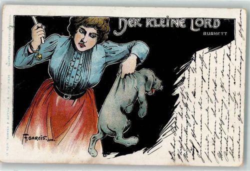 Strafe für den Hund Philipp u. Kramer Serie XL VI - 6 AK Gareis, F. 1906 Lithographie
