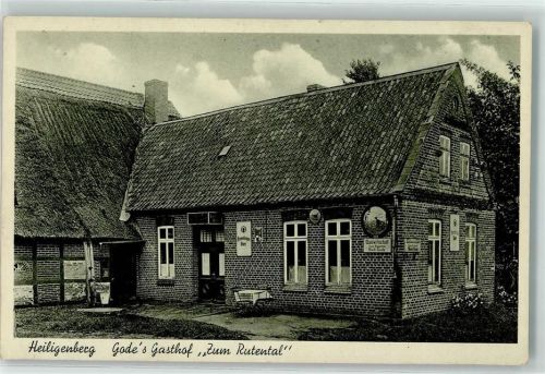 Heiligenberg Gode's Gasthaus Zum Rutental Emailleschild