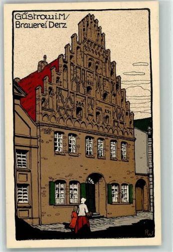 Güstrow Brauerei Derz sign