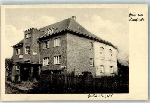 Hemfurth WK II Gasthaus Fr. Gockel