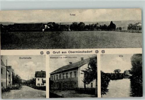 Obermünchsdorf Dorfstraße Gasthaus Josef Neumaier Vils