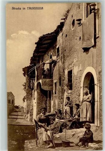 Taormina 1913 Straße