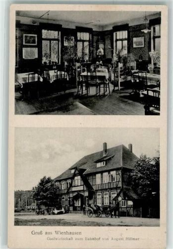 Wienhausen Gasthaus Zum Bahnhof August Hillmer