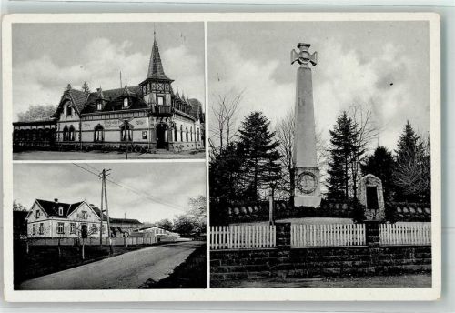 Schutterwald Kriegerdenkmal Bahnhof Gasthaus