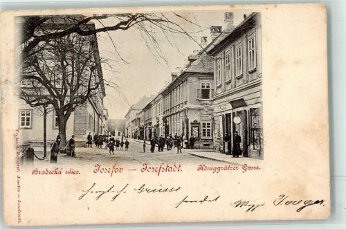 Josefov 1898 Königgrätzer Gasse