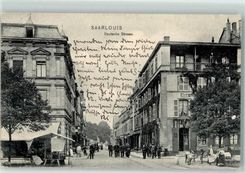 Saarlouis 1906 Deutsche Straße