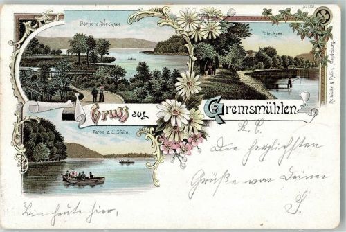 Bad Malente-Gremsmühlen 1901 An der Holm Am Dieksee