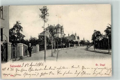 Salzwedel 1906 Großer Stegel Villen