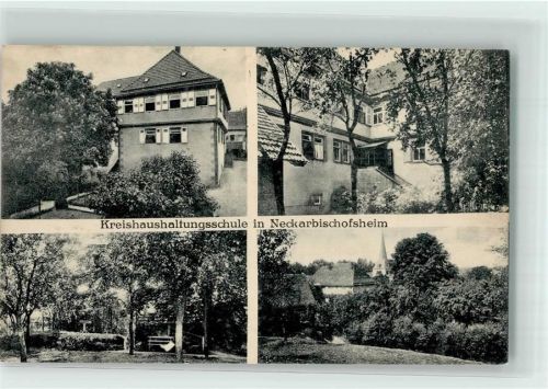 Neckarbischofsheim 1921 Kreishaushaltungsschule Garten