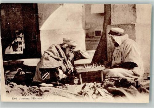 1920 - 1930 Joueurs d`Echecs Volkstypen Araber