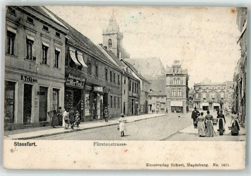 Staßfurt 1903 Fürstenstraße