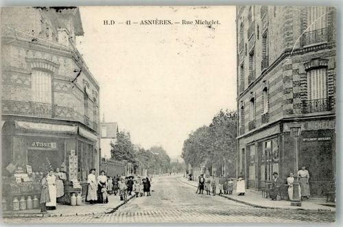Asnieres 1907 Geschäft Rue Michelet