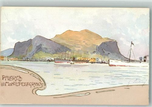 Palermo Hafen Monte Pellegrino