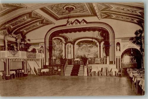 Lößnitz 1925 Schützenhaus Lössnitz Theatersaal Bühne