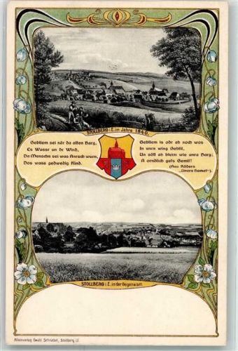 Stollberg 1840 Wappen