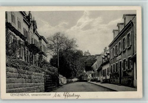 Gengenbach 1932 Grabenstrasse AK