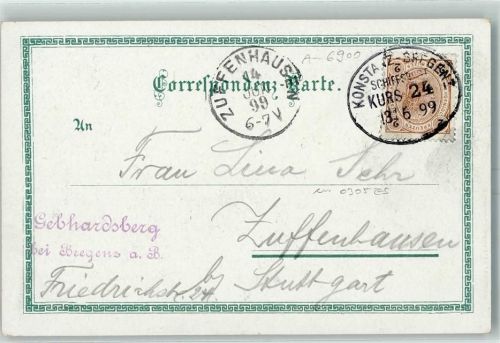 Konstanz-Bregenz Schiffspost Kurs 24 13.6.99