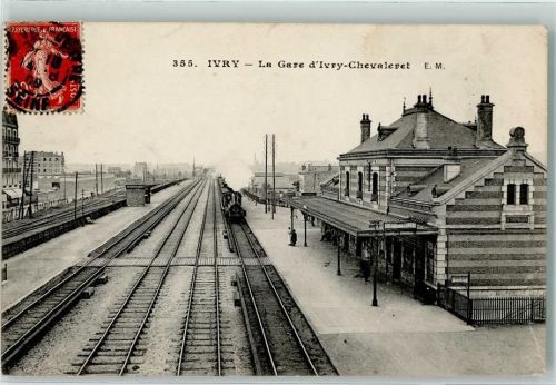 Ivry-sur-Seine La Gare d'Ivry-Chevalert Bahnhof