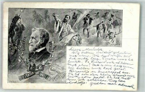 1920 Verdi Opern Szenen