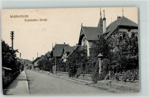 Wachenheim 1916 Eisenbahnstraße