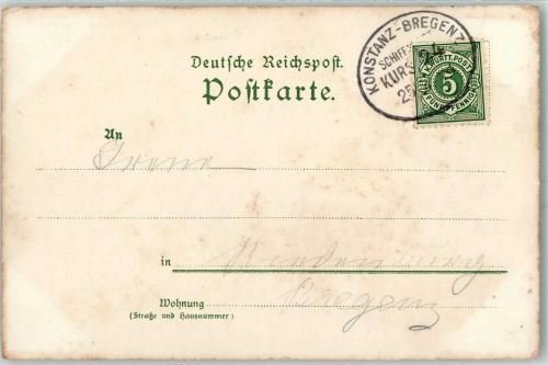 Konstanz-Bregenz Schiffspost Kurs 24 25.2.99