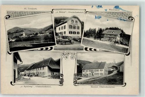Obermünstertal Gasthaus Zur Sonne Obermünstertal Oldtimer St. Trudpert Wiedeneck Gasthaus Zum Spielweg Neuhof Automobilfahrt