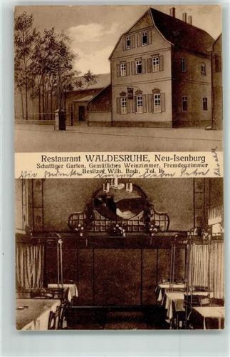 Neu-Isenburg Gasthaus Restaurant Waldesruhe