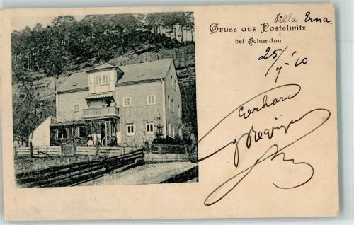 Postelwitz 1910 Villa Erna