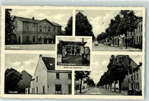 Eschweiler Bahnhof Roergenerstraße Talstraße Langwahn Oldtimer Erfrischungshalle