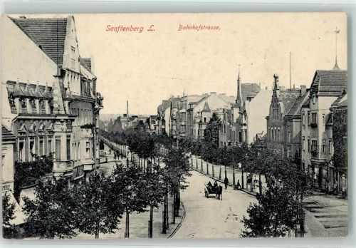 Senftenberg 1917 Bahnhofstraße