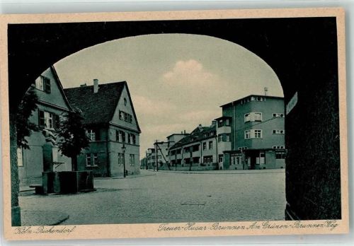 50667 W5000 Köln Bickendorf 403 - Treuer Husar Brunnen am Grünen Brunnen Weg