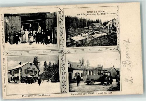 Saint-Die-des-Vosges 1906 Hotel Ed. Pfister Oldtimer