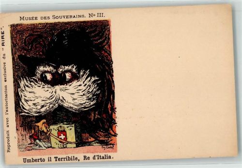 Umberto il Terrible , Re d`Italia - Muesee des Souvereins Nr. III Politik