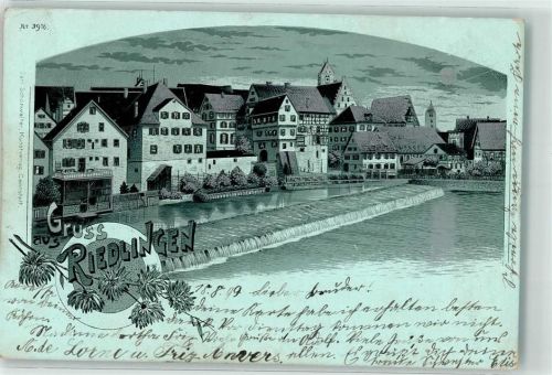 88499 W7940 Riedlingen , Württ 1899 - Donau
