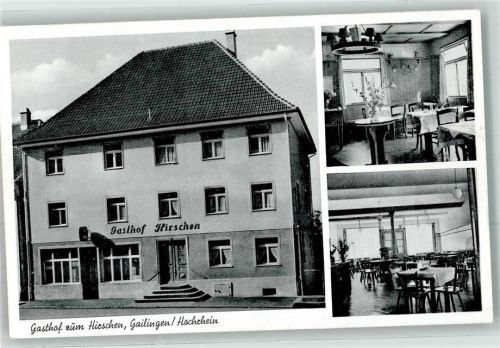 Gailingen Gasthaus zum Hirschen Gaststube