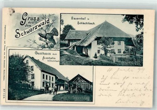 Hausen Gasthaus Zum Auerhahn Bauernhof Schlechtbach