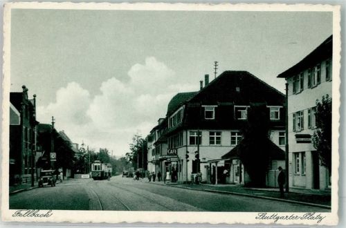 Fellbach Stuttgarter Platz Straßenbahn Cafe