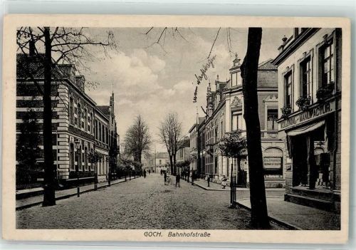 Goch 1917 Bahnhofstraße Fahrrad