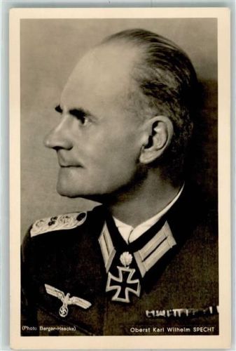 Oberst Karl Specht Photo Hoffmann R 36