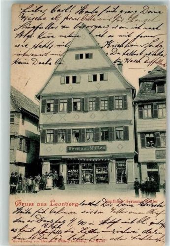Leonberg 1906 Kaufhaus Müller