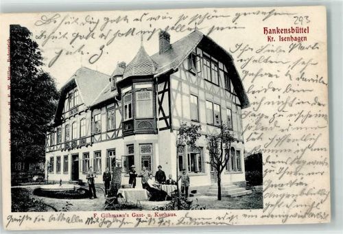 Hankensbüttel 1904 f. Göhrmanns Gast- und Kur-Haus