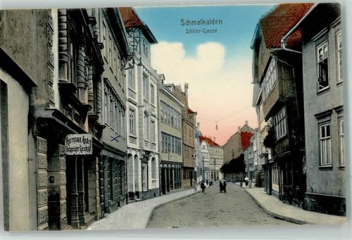 98574 O6080 Schmalkalden - Stiller-Gasse Technisches Geschäft Hermann Andre