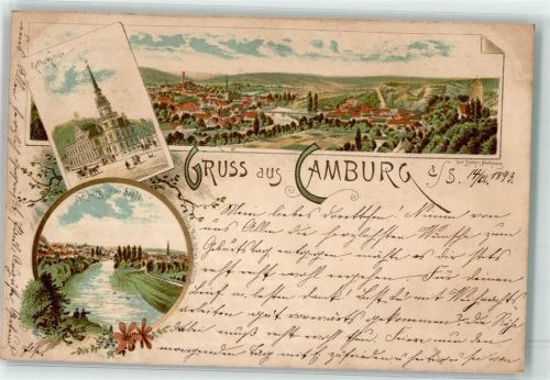 Camburg 1893 Vorläufer Ratskeller Saale