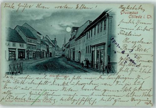 Kölleda 1900 Brückenstraße