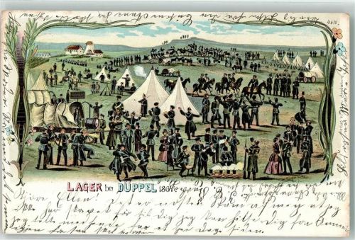 Düppel 1902 Lager bei Düppel 1864