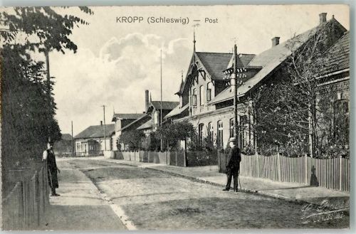 24848 W2382 Kropp b Schleswig 1912 - Postgebäude