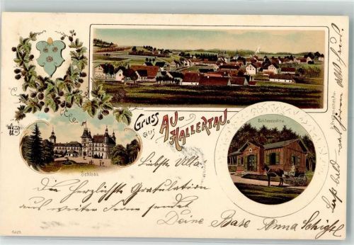 Au 1898 Schloß Schlossgasthaus Kutsche